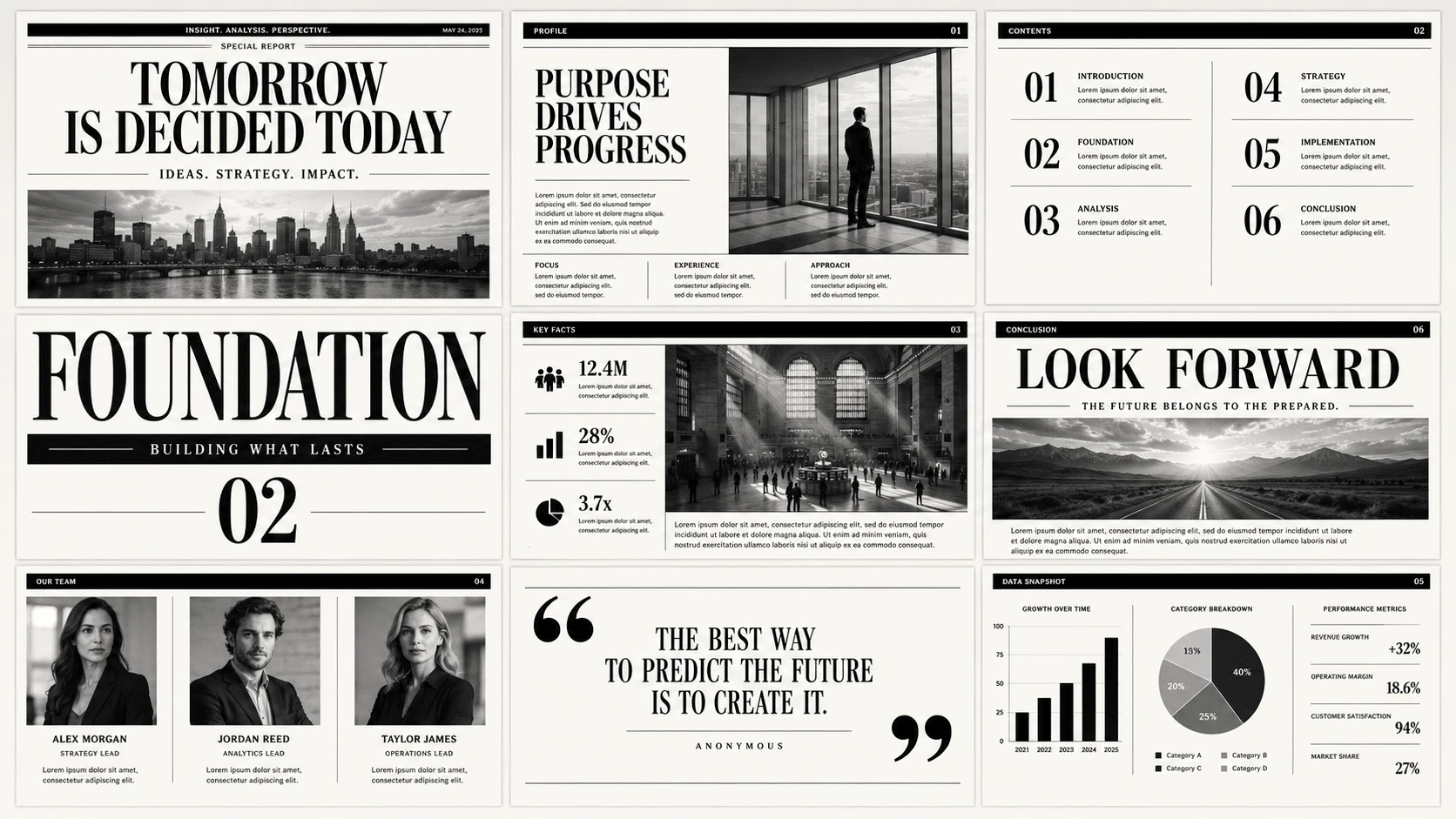 Monochrome Newspaper