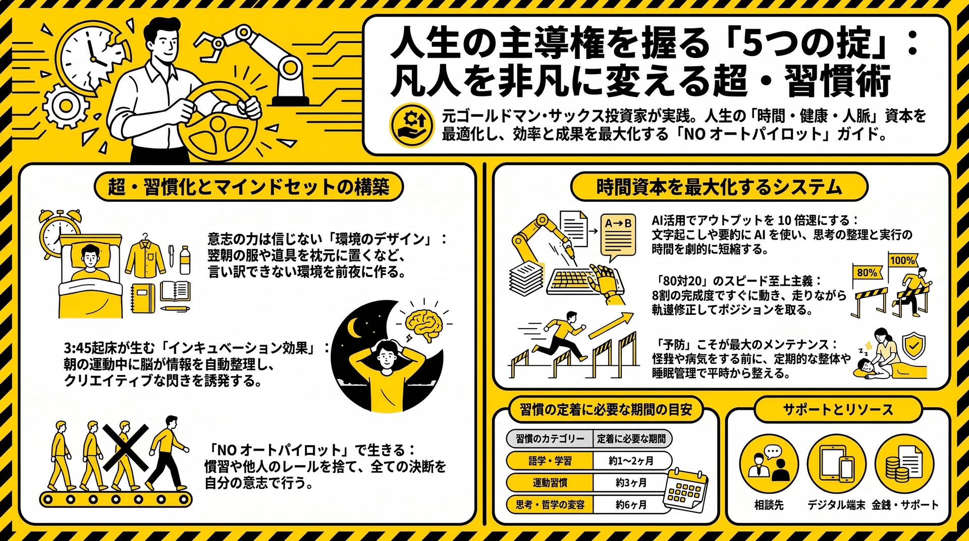 Yellow Black Poster